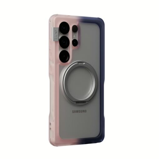 Ples รุ่น Arche TwoFace Magnetic Ring Stand - เคส Galaxy S25 Ultra - สี Transcendent Pink/Future Dusk - Image 2