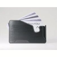 Fantom รุ่น FANTOM M - Slim - ที่เก็บบัตรติดหลังมือถือ - สี Aluminum Black
