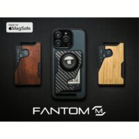 Fantom รุ่น FANTOM M - Extra Slim - ที่เก็บบัตรติดหลังมือถือ - สี Titanium