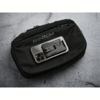 Fantom รุ่น FANTOM M - Extra Slim - ที่เก็บบัตรติดหลังมือถือ - สี Titanium