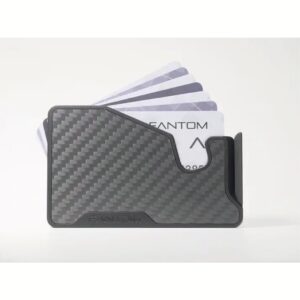Fantom รุ่น FANTOM M - Extra Slim - ที่เก็บบัตรติดหลังมือถือ - สี Carbon Fiber