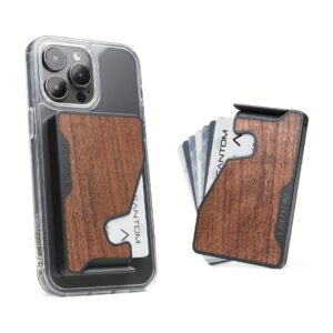 Fantom รุ่น FANTOM M - Extra Slim - ที่เก็บบัตรติดหลังมือถือ - สี Walnut