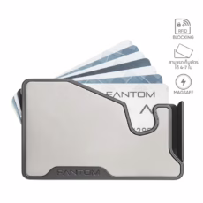 Fantom รุ่น FANTOM M - Extra Slim - ที่เก็บบัตรติดหลังมือถือ - สี Titanium