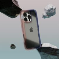 Ples รุ่น Arche TwoFace Magnetic Ring Stand - เคส iPhone 16 Pro Max - สี Transcendent Pink/Future Dusk