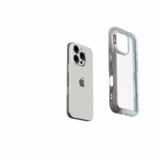 Ples รุ่น Arche TwoFace Magnetic Ring Stand - เคส iPhone 16 Pro - สี Retro Blue/Future Dusk