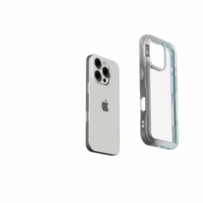 Ples รุ่น Arche TwoFace Magnetic Ring Stand - เคส iPhone 16 Pro Max - สี Retro Blue/Future Dusk