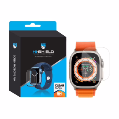 Hishield รุ่น Clear Glass - ฟิล์มกระจกกันรอย Apple Watch Ultra 1/2 (49mm) - Clear