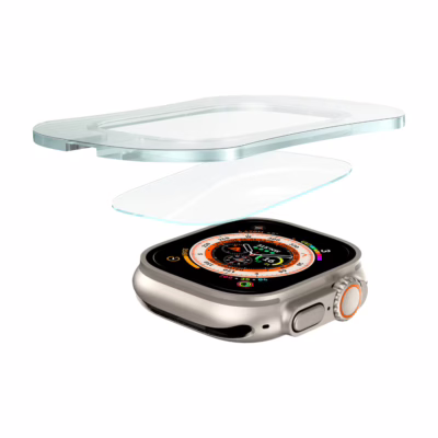 Hishield รุ่น Clear Glass - ฟิล์มกระจกกันรอย Apple Watch Ultra 1/2 (49mm) - Clear