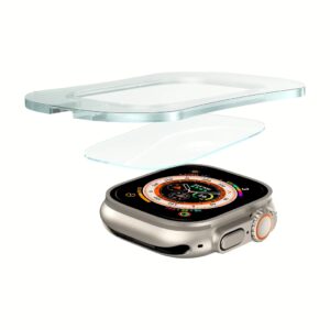 Hishield รุ่น Clear Glass - ฟิล์มกระจกกันรอย Apple Watch Ultra 1/2 (49mm) - Clear