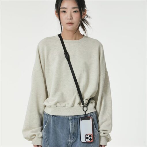 Ples รุ่น Two-Way Strap Premium - สายคล้อง - สี Gray - Image 5