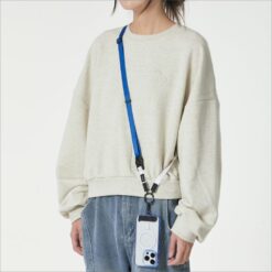 Ples รุ่น Two-Way Strap Premium - สายคล้อง - สี Gray
