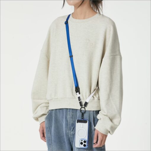 Ples รุ่น Two-Way Strap Premium - สายคล้อง - สี Gray - Image 6