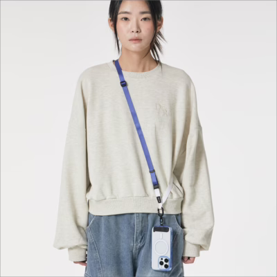 Ples รุ่น Two-Way Strap Popular - สายคล้อง - สี Blue / White