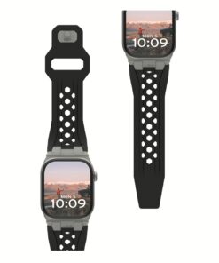 UAG รุ่น Monarch - สายนาฬิกา Apple Watch 42/44/45/49mm - สี Black/Titanium