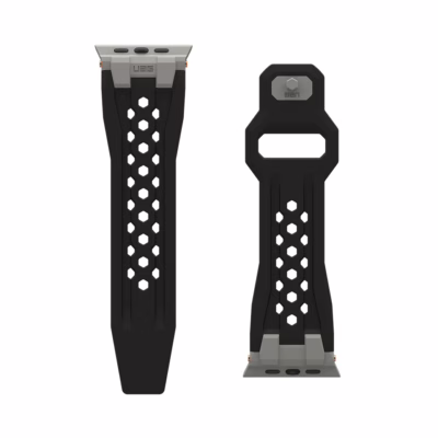 UAG รุ่น Monarch - สายนาฬิกา Apple Watch 42/44/45/49mm - สี Black/Titanium