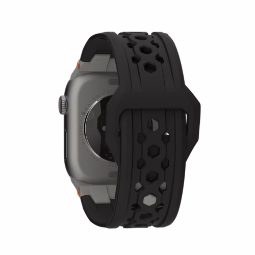 UAG รุ่น Monarch - สายนาฬิกา Apple Watch 42/44/45/49mm - สี Black/Titanium