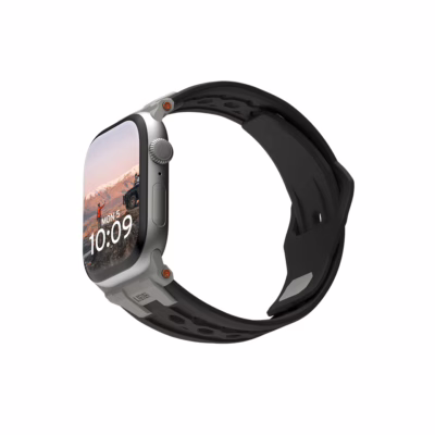 UAG รุ่น Monarch - สายนาฬิกา Apple Watch 42/44/45/49mm - สี Black/Titanium