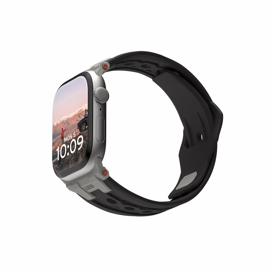 UAG รุ่น Monarch - สายนาฬิกา Apple Watch 42/44/45/49mm - สี Black/Titanium - Image 3