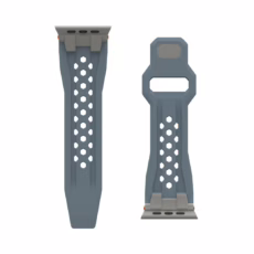 UAG รุ่น Monarch - สายนาฬิกา Apple Watch 42/44/45/49mm - สี Cloud Blue/Titanium
