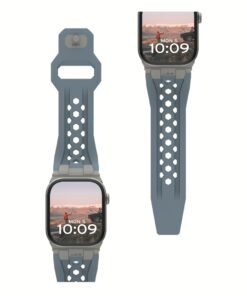 UAG รุ่น Monarch - สายนาฬิกา Apple Watch 42/44/45/49mm - สี Cloud Blue/Titanium