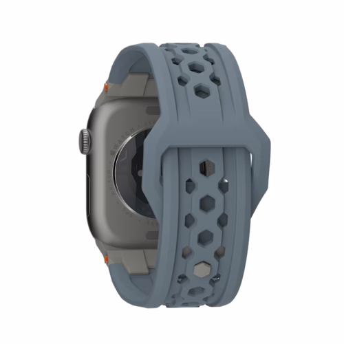 UAG รุ่น Monarch - สายนาฬิกา Apple Watch 42/44/45/49mm - สี Cloud Blue/Titanium