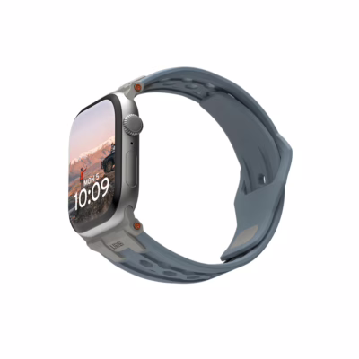 UAG รุ่น Monarch - สายนาฬิกา Apple Watch 42/44/45/49mm - สี Cloud Blue/Titanium