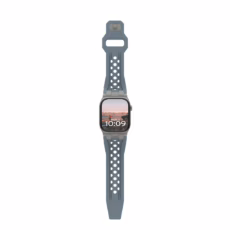 UAG รุ่น Monarch - สายนาฬิกา Apple Watch 42/44/45/49mm - สี Cloud Blue/Titanium