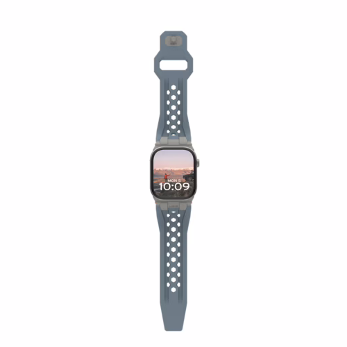 UAG รุ่น Monarch - สายนาฬิกา Apple Watch 42/44/45/49mm - สี Cloud Blue/Titanium
