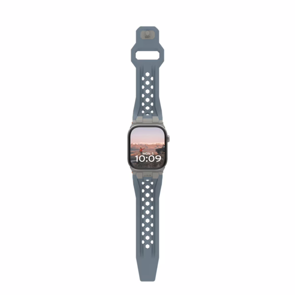 UAG รุ่น Monarch - สายนาฬิกา Apple Watch 42/44/45/49mm - สี Cloud Blue/Titanium