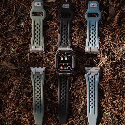 UAG รุ่น Monarch - สายนาฬิกา Apple Watch 42/44/45/49mm - สี Cloud Blue/Titanium