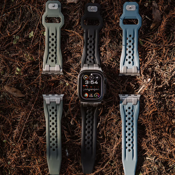 UAG รุ่น Monarch - สายนาฬิกา Apple Watch 42/44/45/49mm - สี Cloud Blue/Titanium
