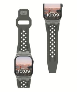 UAG รุ่น Monarch - สายนาฬิกา Apple Watch 42/44/45/49mm - สี Olive/Titanium