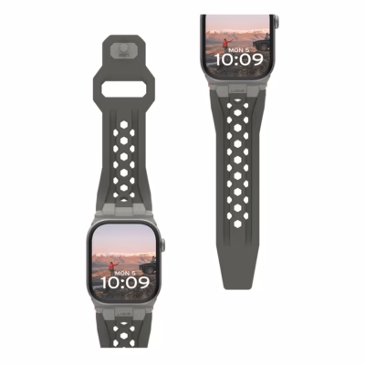 UAG รุ่น Monarch - สายนาฬิกา Apple Watch 42/44/45/49mm - สี Olive/Titanium
