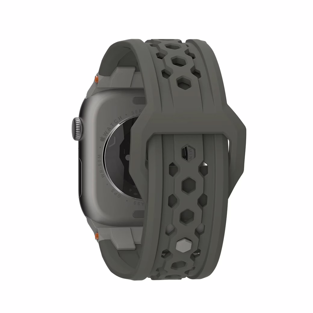 UAG รุ่น Monarch - สายนาฬิกา Apple Watch 42/44/45/49mm - สี Olive/Titanium 4 UAG รุ่น Monarch - สายนาฬิกา Apple Watch 42/44/45/49mm - สี Olive/Titanium - Image 4