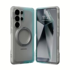 Ples รุ่น Arche TwoFace Magnetic Ring Stand - เคส Galaxy S25 Ultra - สี Retro Blue/Future Dusk
