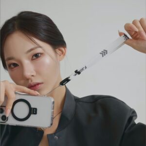 Ples รุ่น Hand Strap - สายคล้อง - สี White