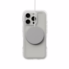 Ples รุ่น Arche Magnetic Ring Stand - เคส iPhone 16 Pro - สี Matt Black (Blue)