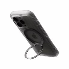 Ples รุ่น Arche Magnetic Ring Stand - เคส iPhone 16 Pro - สี Matt Black (Blue)