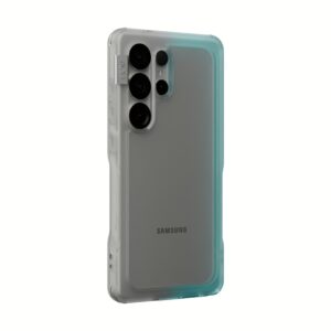 Ples รุ่น Arche TwoFace - เคส Galaxy S25 Ultra - สี Silver/Powder Blue