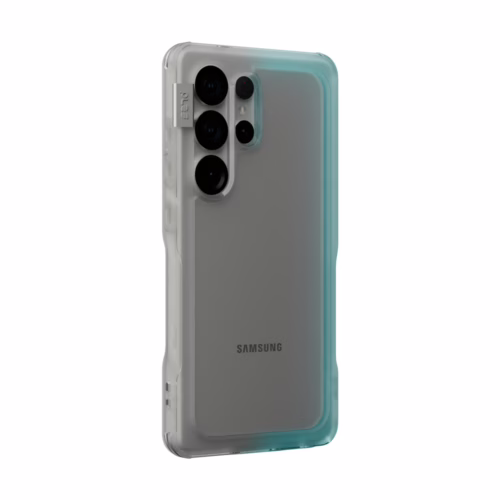 Ples รุ่น Arche TwoFace - เคส Galaxy S25 Ultra - สี Silver/Powder Blue