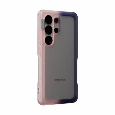 Ples รุ่น Arche TwoFace - เคส Galaxy S25 Ultra - สี Transcendent Pink/Future Dusk