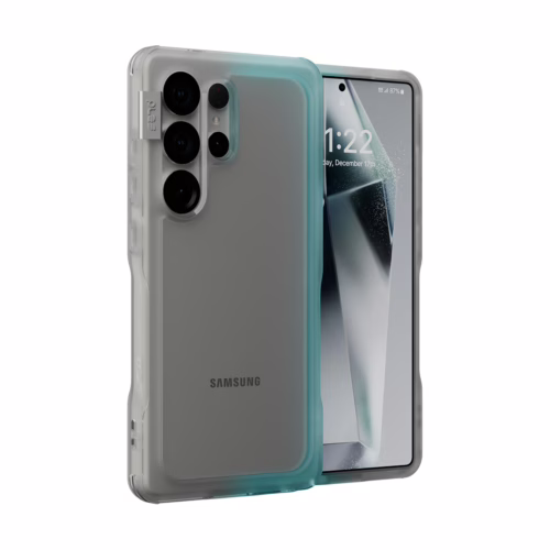 Ples รุ่น Arche TwoFace - เคส Galaxy S25 Ultra - สี Silver/Powder Blue