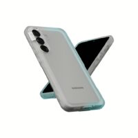 Ples รุ่น Arche TwoFace - เคส Galaxy S25 - สี Silver/Powder Blue