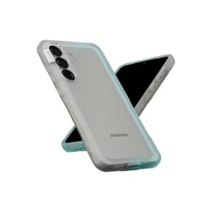 Ples รุ่น Arche TwoFace - เคส Galaxy S25 Plus - สี Silver/Powder Blue