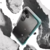 Ples รุ่น Arche TwoFace - เคส Galaxy S25 Plus - สี Silver/Powder Blue