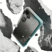 Ples รุ่น Arche TwoFace - เคส Galaxy S25 - สี Silver/Powder Blue