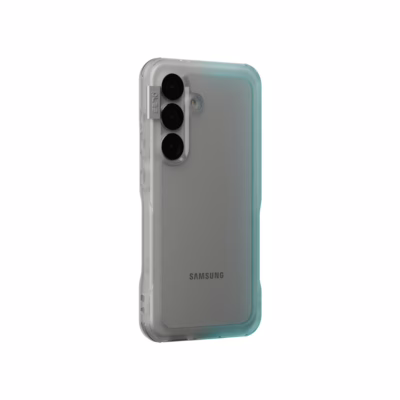 Ples รุ่น Arche TwoFace - เคส Galaxy S25 Plus - สี Silver/Powder Blue