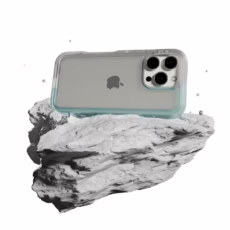 Ples รุ่น Arche TwoFace - เคส iPhone 16 Pro - สี Silver/Powder Blue