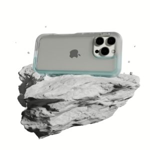 Ples รุ่น Arche TwoFace - เคส iPhone 16 Pro Max - สี Silver/Powder Blue