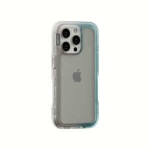 Ples รุ่น Arche TwoFace - เคส iPhone 16 Pro Max - สี Silver/Powder Blue